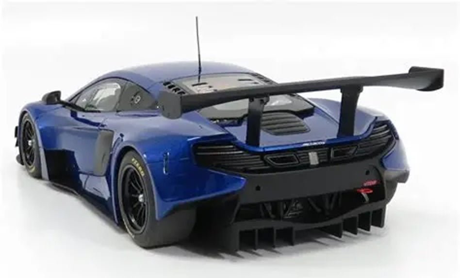 Mclaren 650s GT3 Blue/Black Accents 1/18 Scale Auto Art AA81641
