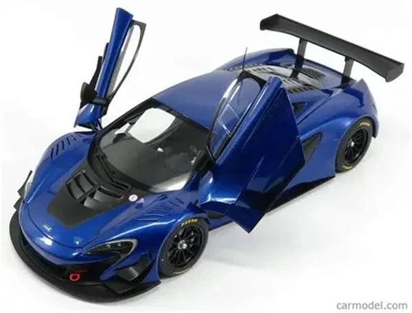 McLaren 650SGT3 Blue/Black Accents - 1/18 Scale - Auto Art - AA81641