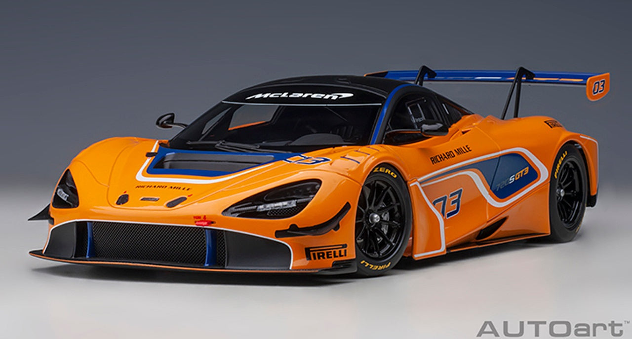 Mclaren 720S GT3 #03 Orange 1/18 Scale Auto Art AA81942