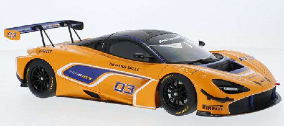 Mclaren 720S GT3 #03 Orange 1/18 Scale Auto Art AA81942