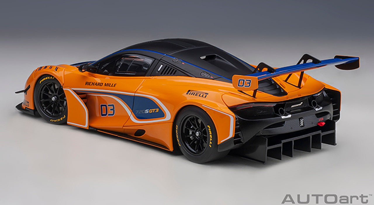 Mclaren 720S GT3 #03 Orange 1/18 Scale Auto Art AA81942