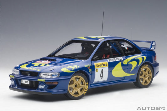Subaru Impreza WRC #4 Liatti/Abriziapons Mc Rally '97 1/18 Scale Auto Art AA89791