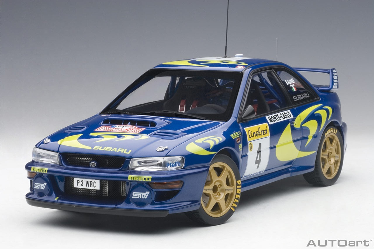 Subaru Impreza WRC #4 Liatti/Abriziapons Mc Rally '97 1/18 Scale Auto Art AA89791