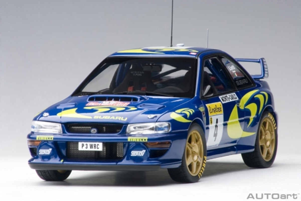 Subaru Impreza WRC #4 Liatti/Abriziapons Mc Rally '97 1/18 Scale Auto Art AA89791