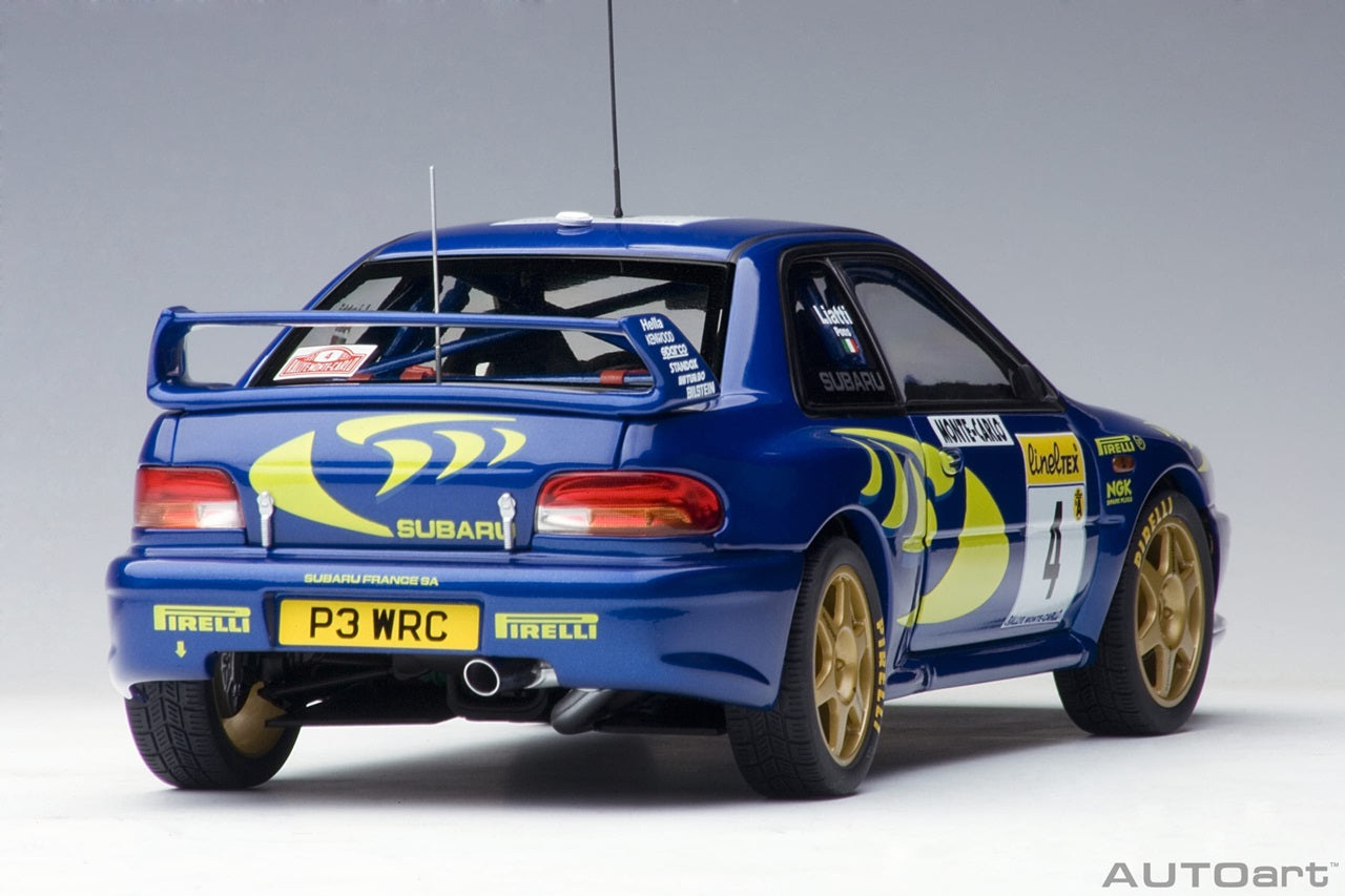 Subaru Impreza WRC #4 Liatti/Abriziapons Mc Rally '97 1/18 Scale Auto Art AA89791