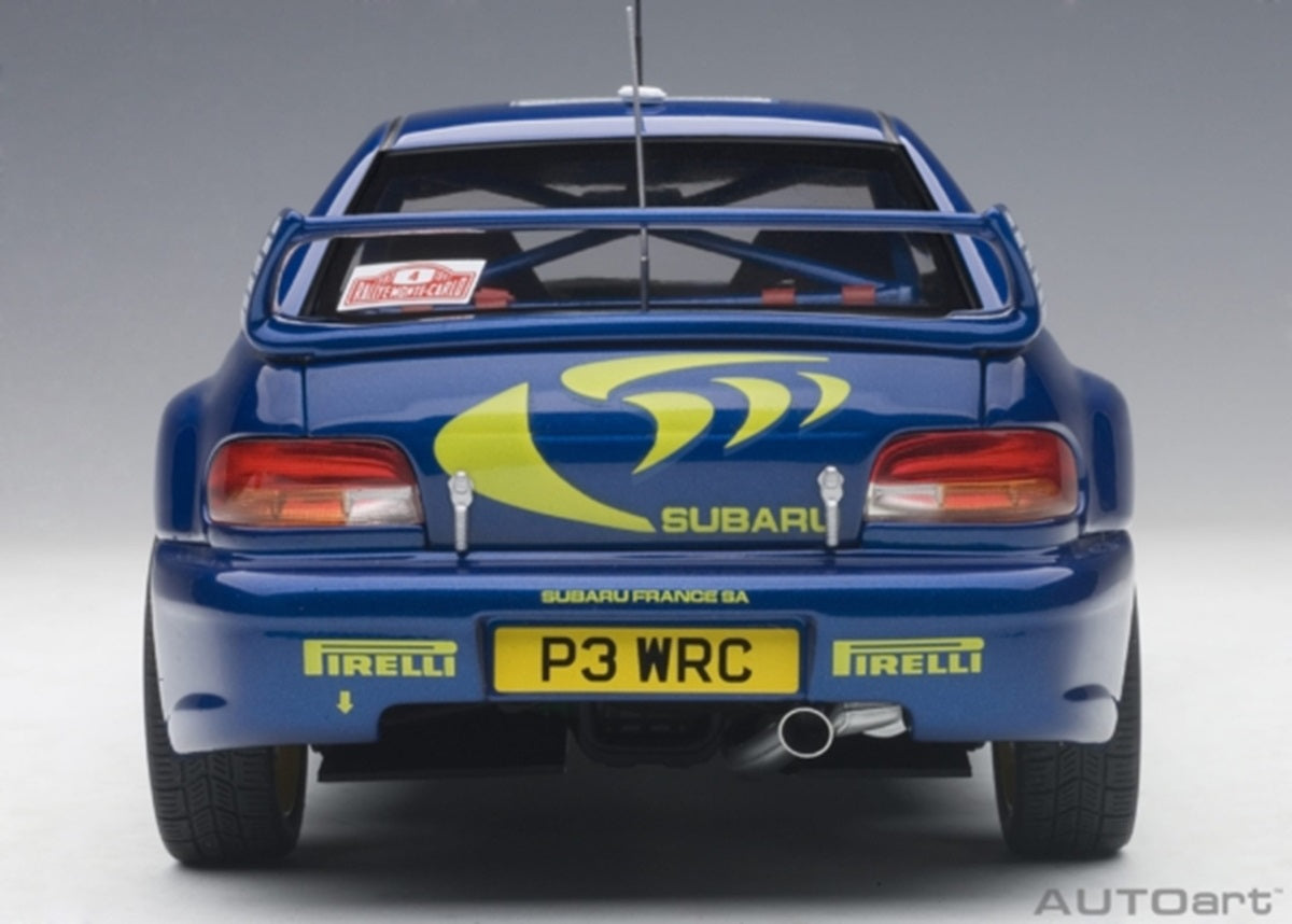 Subaru Impreza WRC #4 Liatti/Abriziapons Mc Rally '97 1/18 Scale Auto Art AA89791