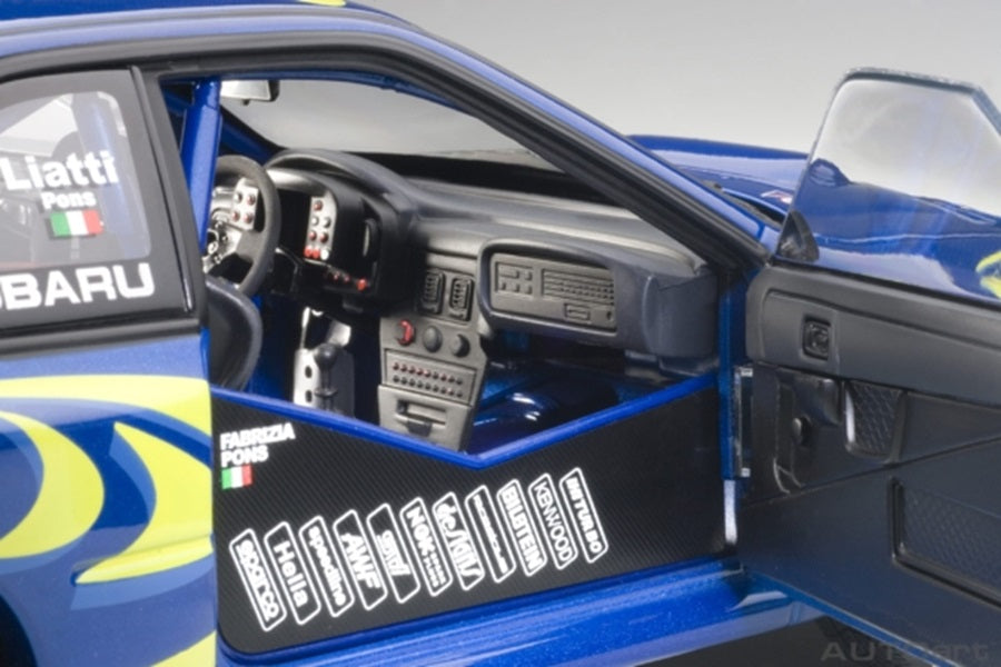 Subaru Impreza WRC #4 Liatti/Abriziapons Mc Rally '97 1/18 Scale Auto Art AA89791
