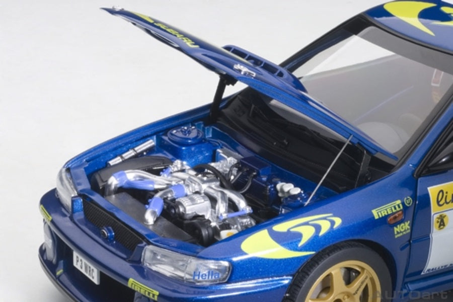 Subaru Impreza WRC #4 Liatti/Abriziapons Mc Rally '97 1/18 Scale Auto Art AA89791