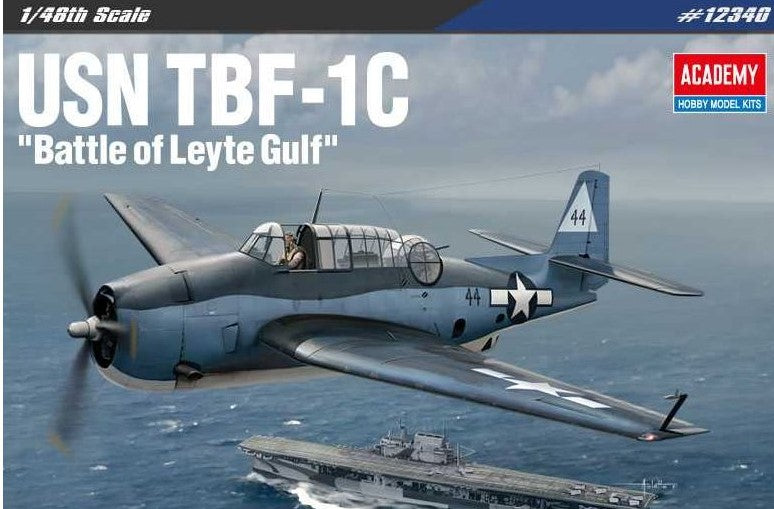 TBF-1C Avenger US Navy - 1/48 Scale Academy 12340