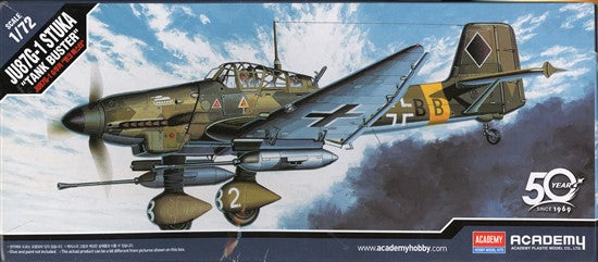 Junkers Ju-87G Stuka 'Tank Buster' - 1/72 Scale Academy 12450