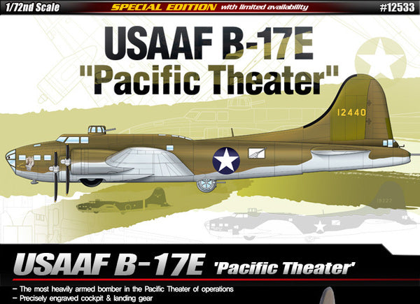 Boeing B-17E 'Pacific Theatre' - 1/72 Scale Academy 12533