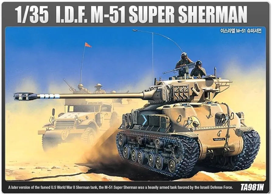 IDF M-51 Super Sherman - 1/35 Scale Academy 13254
