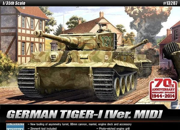 Tiger I Mid Version - 1/35 Scale Academy 13287
