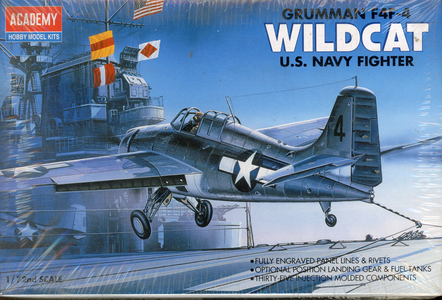 Grumman F4F-4 Wildcat - 1/72 Scale Academy FA040