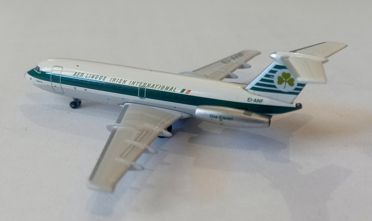BAC One Eleven Series 208AL Aer Lingus - 1/400 Scale AeroClassics ACEIANF