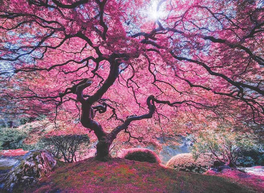 Pink Trees 1000 Piece Anatolian Puzzle ANA1037