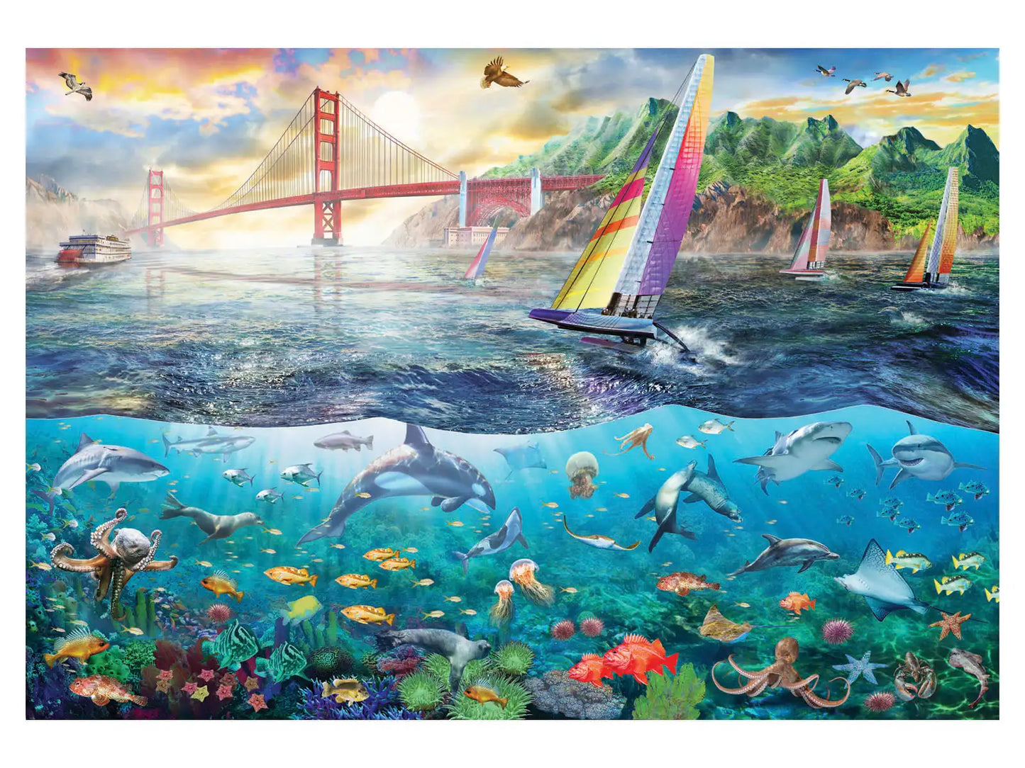 Frisco Bay Bridge - 2000 Piece Anatolian Puzzle ANA3968