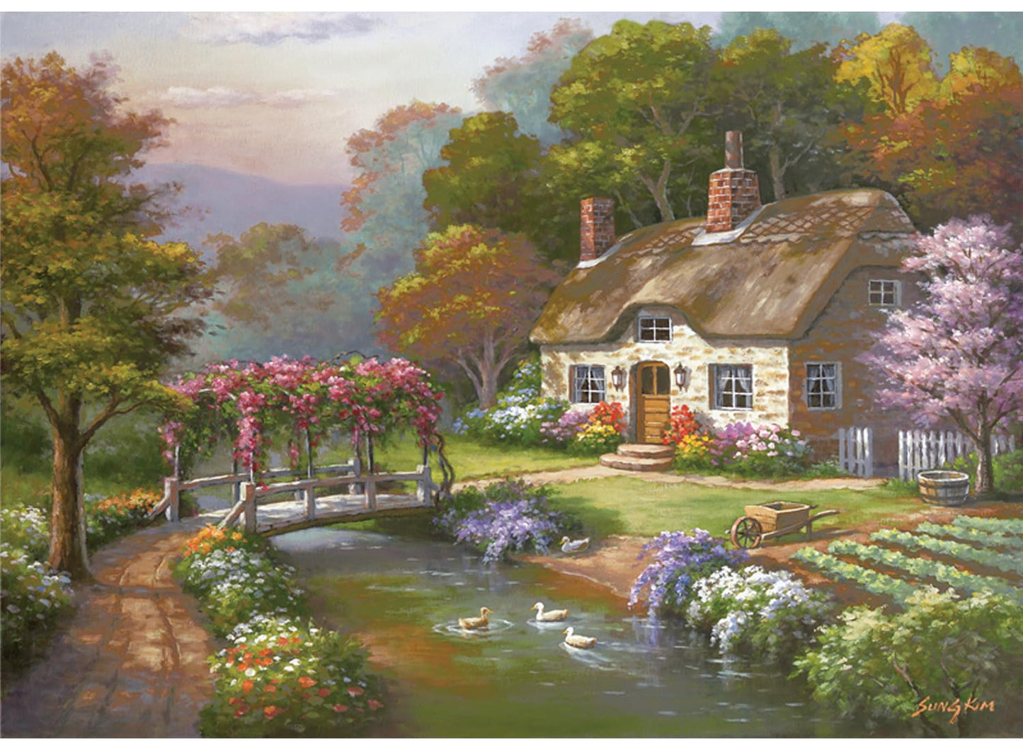 Rose Cottage - 3000 Piece Anatolian Puzzle ANA4917