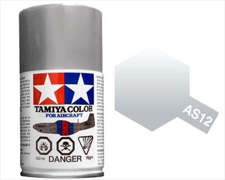 Bare-metal Silver 100ml Spray Can - Tamiya AS-12
