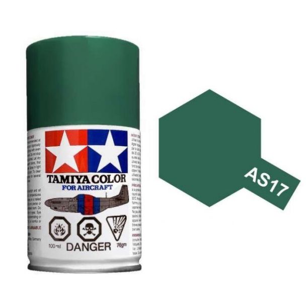 Dark Green (IJA) 100ml Spray Can - Tamiya AS-17