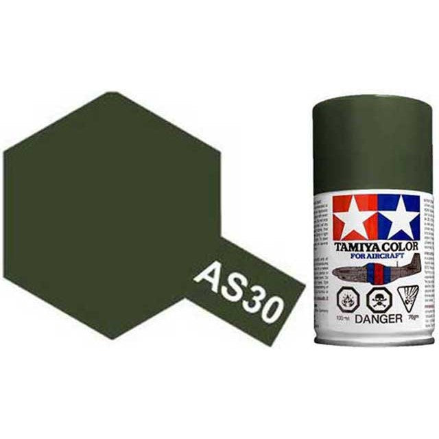 Dark Green 2 (RAF) 100ml Spray Can - Tamiya AS-30