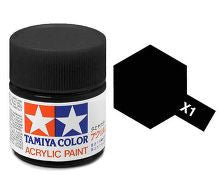 Gloss Black Acrylic Paint 23ml Tamiya X-1