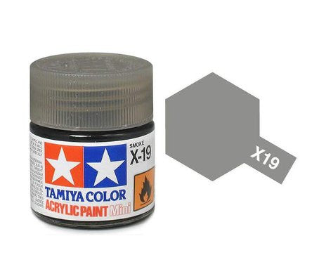 Smoke Gloss Acrylic Paint 23ml Tamiya X-19