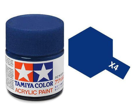 Blue Gloss Acrylic Paint 23ml Tamiya X-4