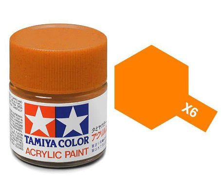 Orange Gloss Acrylic Paint 23ml Tamiya X-6