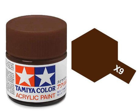 Brown Gloss Acrylic Paint 23ml Tamiya X-9