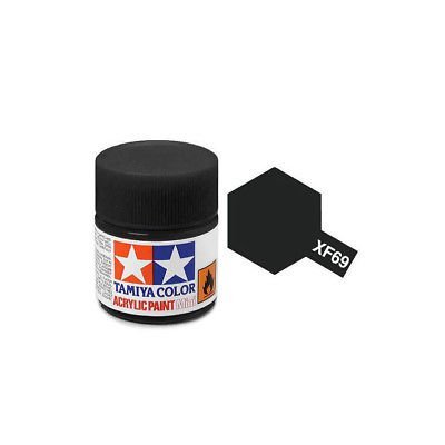 NATO Black Acrylic Paint 23ml Tamiya XF-69