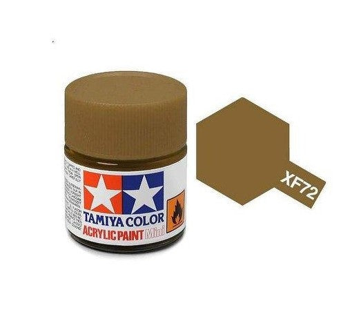 Flat JGSDF Brown Mini Acrylic Paint 10ml Tamiya XF-72
