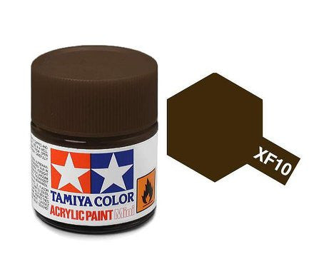 Flat Brown Acrylic Paint 23ml Tamiya XF-10