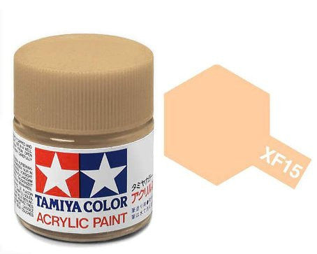 Flat Flesh Acrylic Paint 23ml Tamiya XF-15