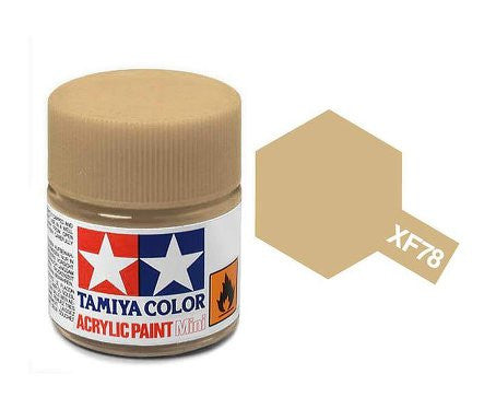 Flat Wooden Deck Tan Mini Acrylic Paint 10ml Tamiya XF-78