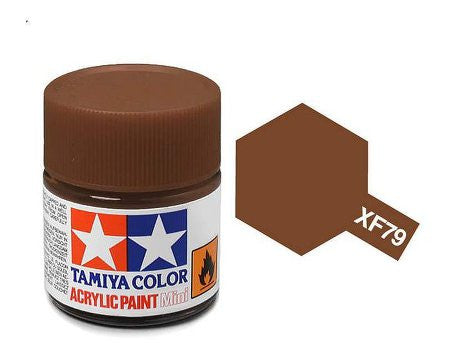 Flat Lino Deck Brown Mini Acrylic Paint 10ml Tamiya XF-79