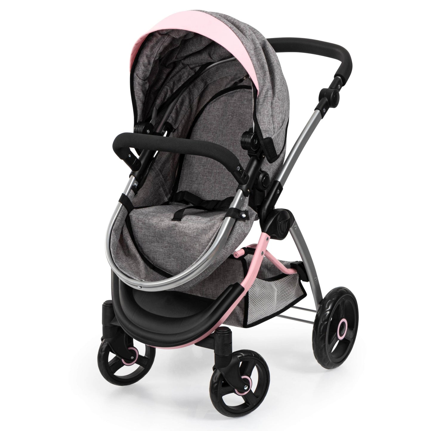 City Max Dolls Pram (Pink/Grey) Butterfly Bayer Bay17533AA