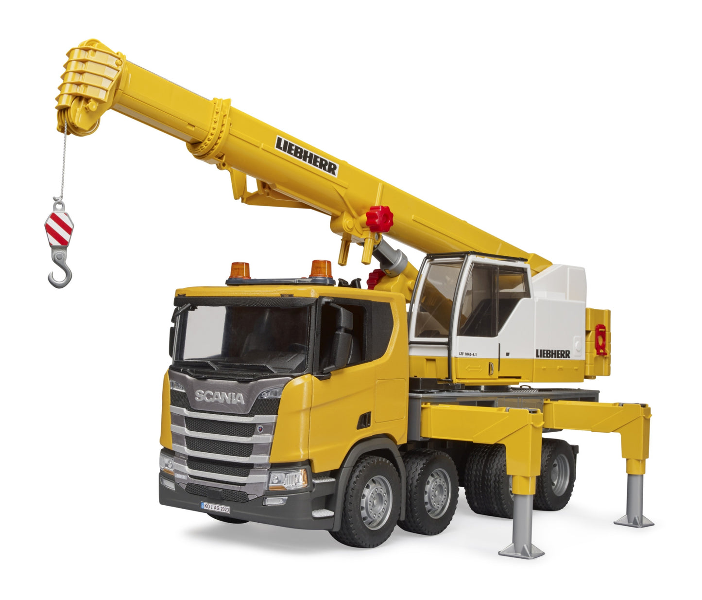 Scania Super 560R Liebherr Crane truck w/LS Modul Bruder Toys BRU03571