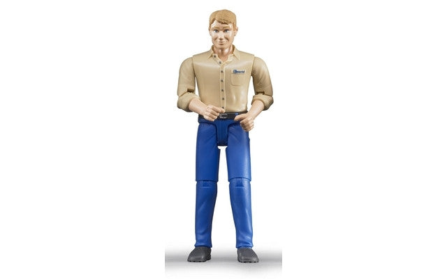 Man, light skin, blue jeans Bruder Toys BRU60006