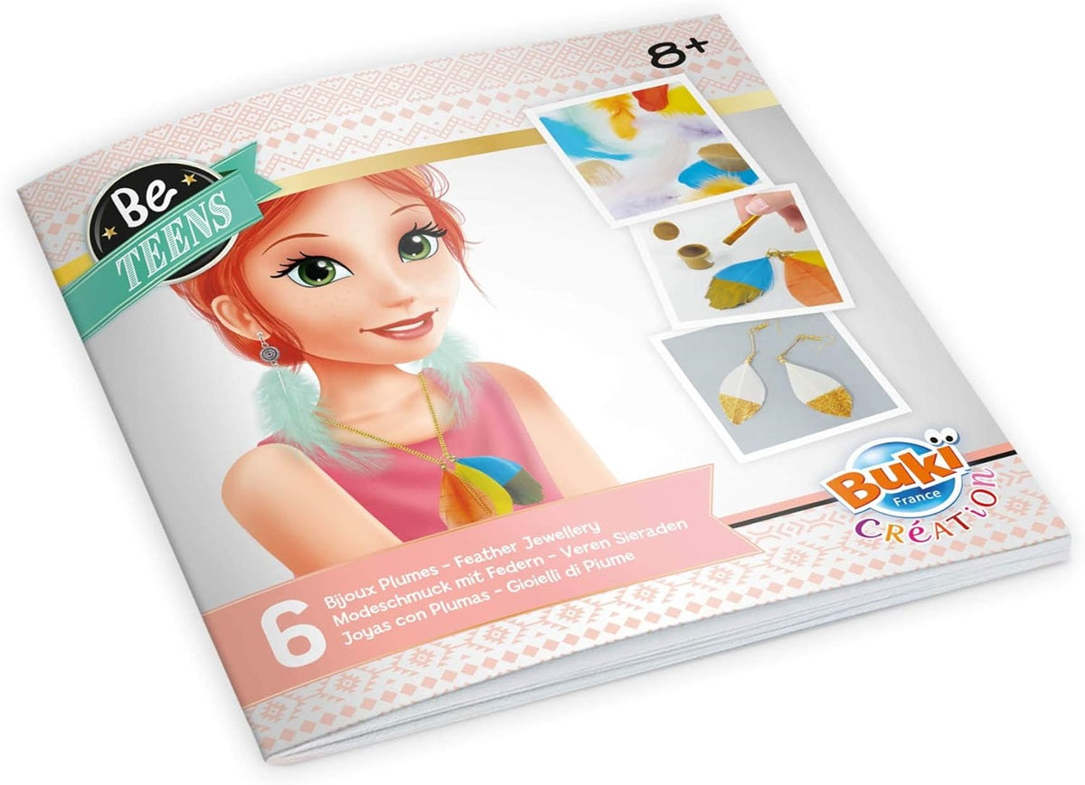 FEATHER JEWELLERY 6PCS BUKI BUKBE112