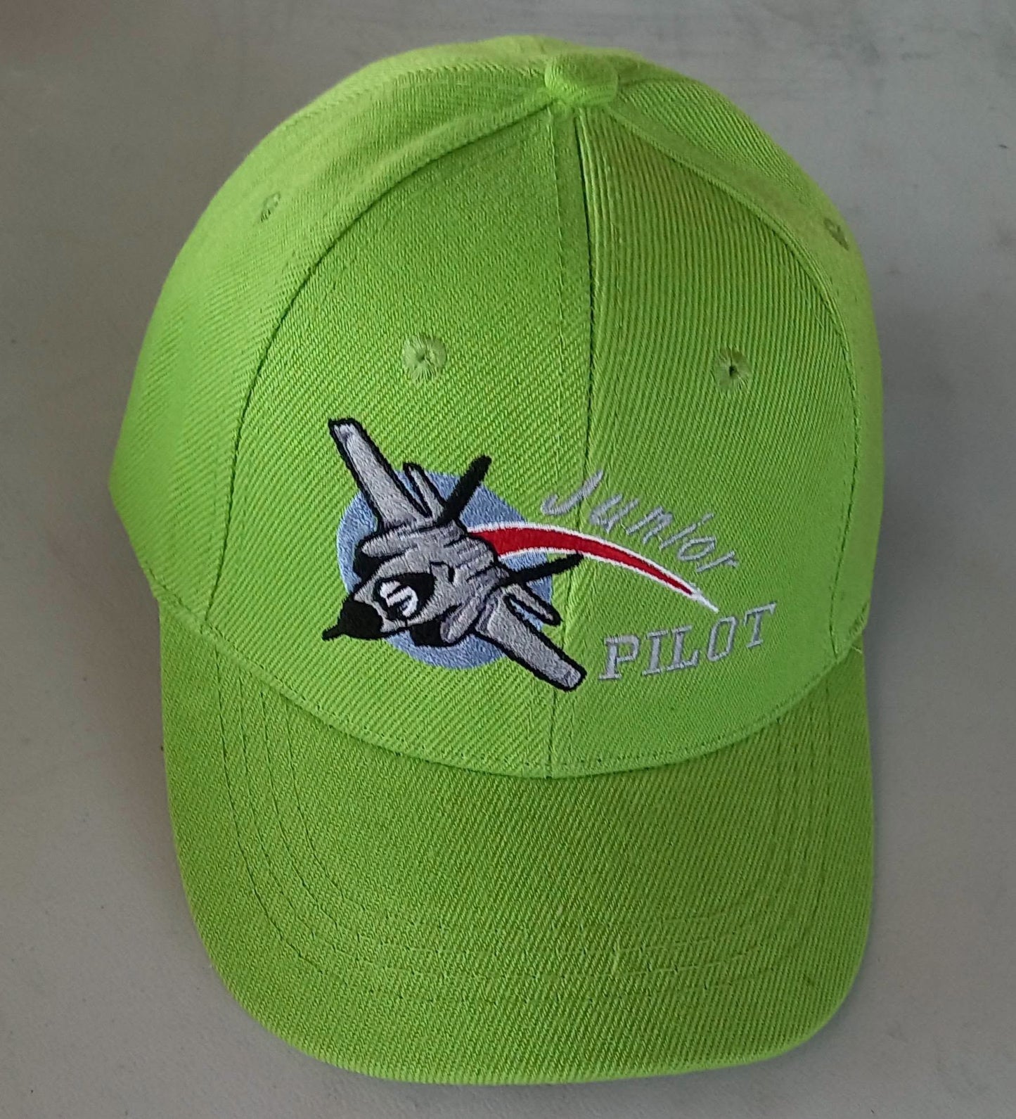 F-18 Hornet Junior Pilot Kiddies Cap Lime Green - CAP29