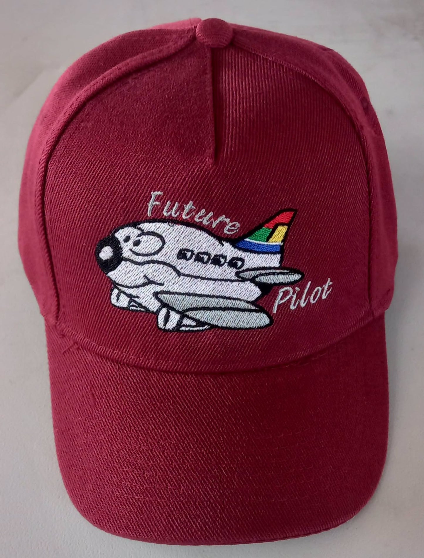 Airline Future Pilot Kiddies Cap Maroon - CAP8
