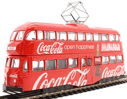 Coca-Cola Double Decker Tram - 1/76 Scale Corgi CC43515