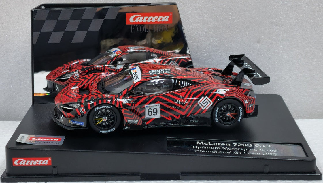 EVO McLaren 720S GT3 "Optimum, #69" GT Open 2023 1/32 Scale Carrera Car27781