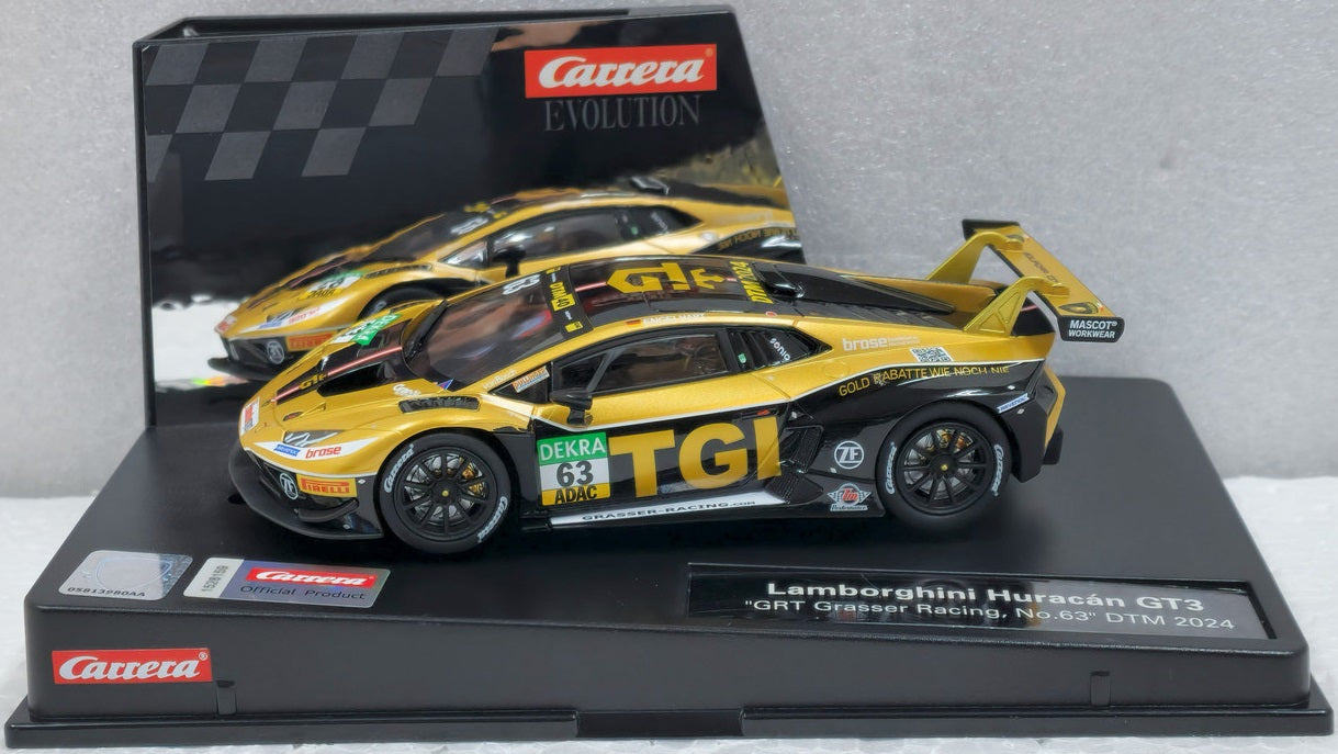EVO Lamborghini Huracán GT3 Evo2 #63 DTM 2024 1/32 Scale Carrera Car27814