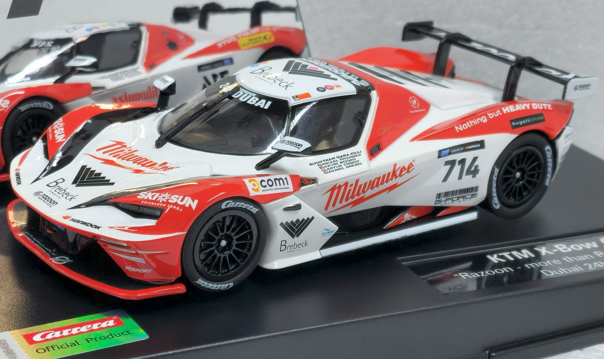 EVO KTM X-Bow GTX "Razoon #714" Dubai 24h 2024 1/32 Scale Carrera Car27823