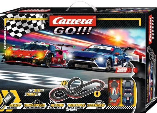 GO!!! GT Powerplay Car Set 6.3m 1/43 Carrera 62597