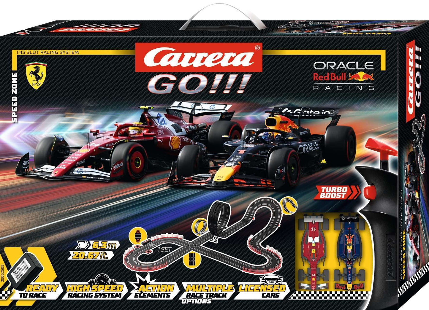 GO!!! Speed Zone Set 1/43 Carrera 62605