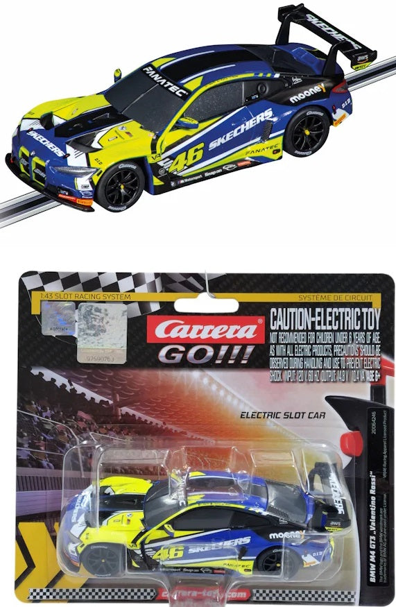 GO!!! BMW M4 GT3 "Valentino Rossi" 1/43 Scale Carrera Car64246