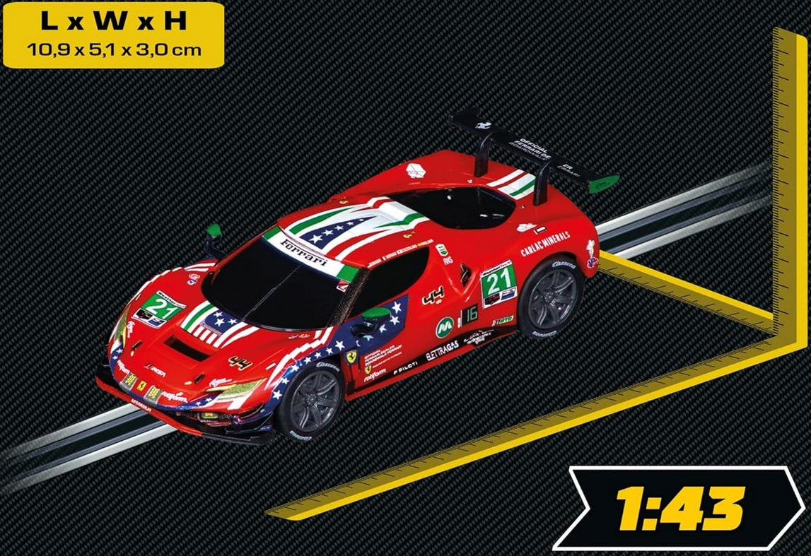 GO!!! Ferrari 296 GT3 "AF Corse #21" 1/43 Scale Carrera Car64284